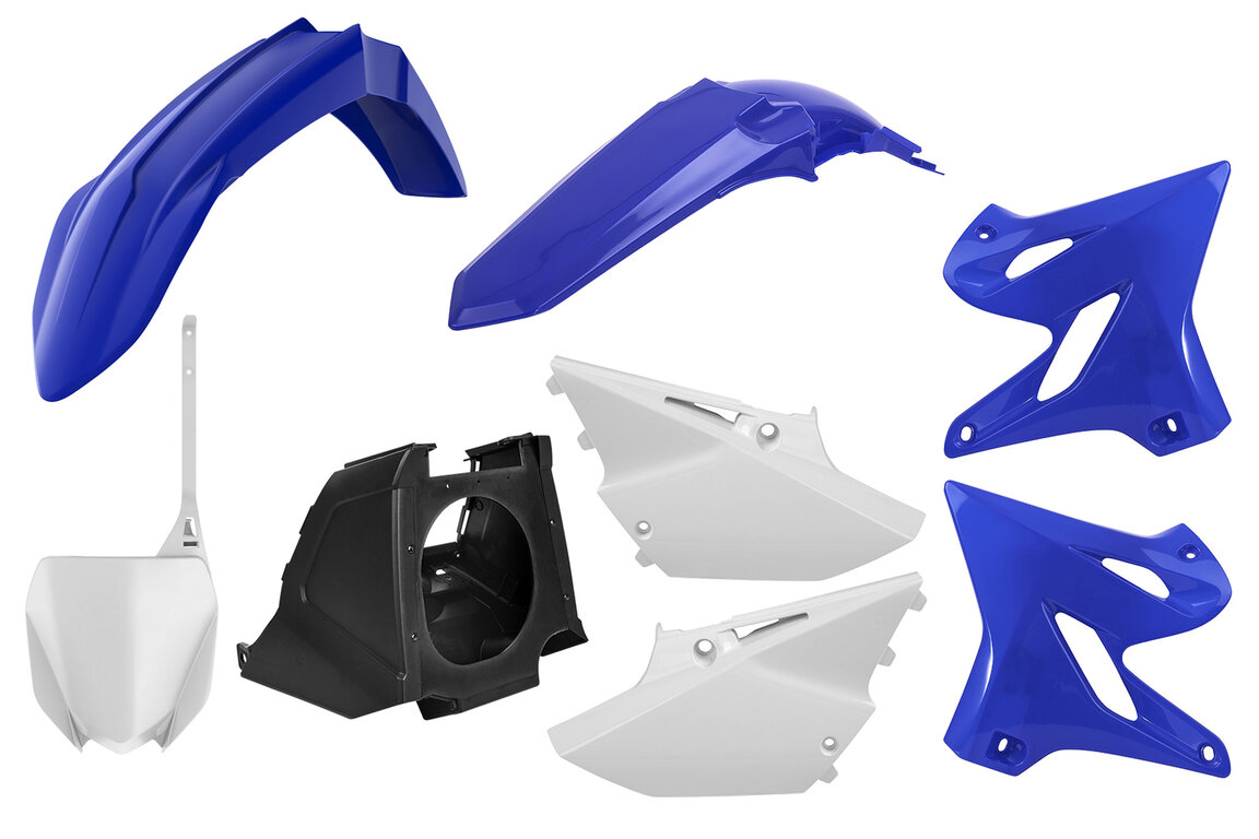Polisport OEM YZF Style Restyled Plastic Kit for Yamaha: YZ125 (2002-2021), YZ250 (2002-2021)