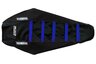 Black Black Blue with Yamaha logo Gripper Ribbed Seat Covers 2022 Yamaha YZ125, 2023 Yamaha YZ125, 2024 Yamaha YZ125, 2023 Yamaha YZ125X, 2024 Yamaha YZ125X, 2022 Yamaha YZ250, 2023 Yamaha YZ250, 2024 Yamaha YZ250, 2023 Yamaha YZ250X, 2024 Yamaha YZ250X