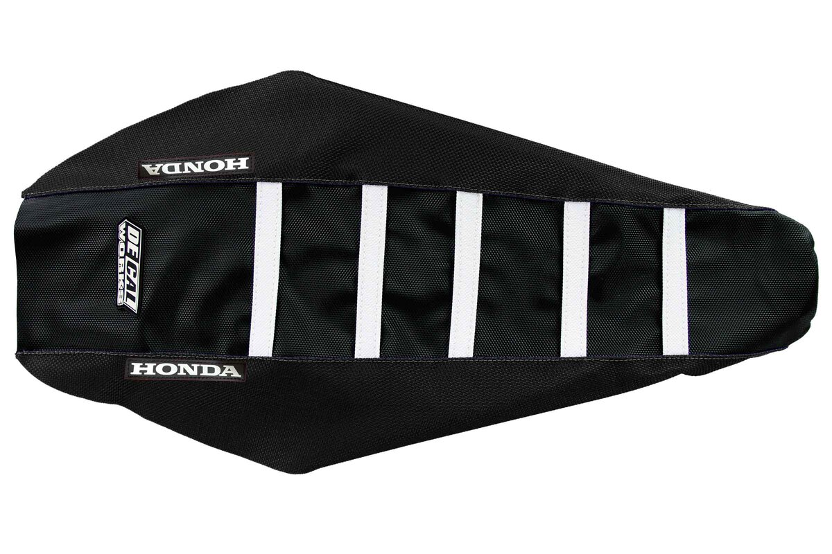 Black, Red Gripper Seat Cover for 21-26 CRF250, CRF450