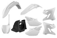 Polisport White YZF Style Restyled Plastic Kit for Yamaha: YZ125 (2002-2021), YZ250 (2002-2021)
