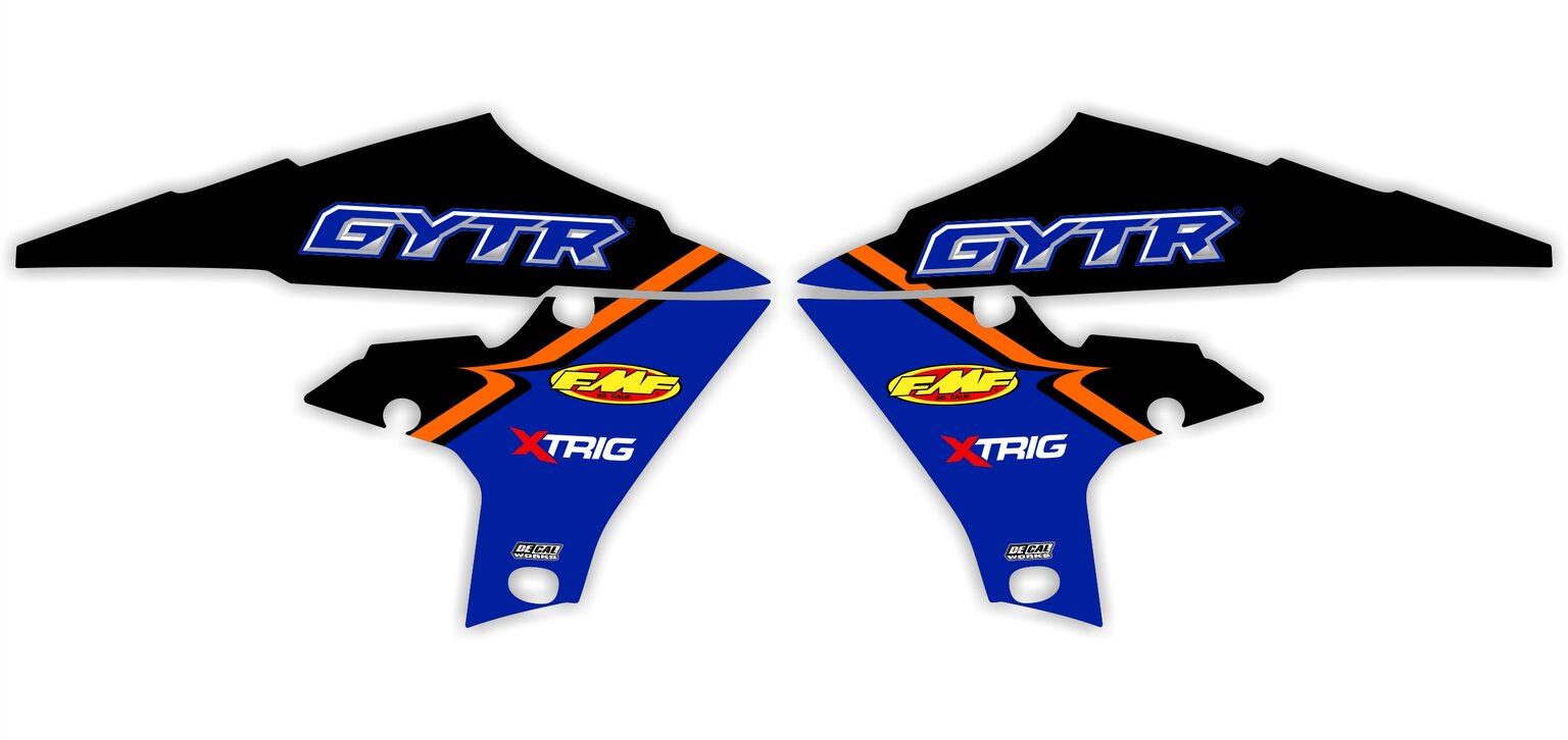 MX Graphics Dirt Bike Decals Yamaha T-18 Rad Kit