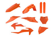 Polisport Orange with Forks Plastic Kit for KTM: SX125 (2019-2022), SX150 (2019-2022), SX250 (2019-2022), SXF250 (2019-2022), SXF350 (2019-2022), SXF450 (2019-2022), SXF450FE (2018-2021)