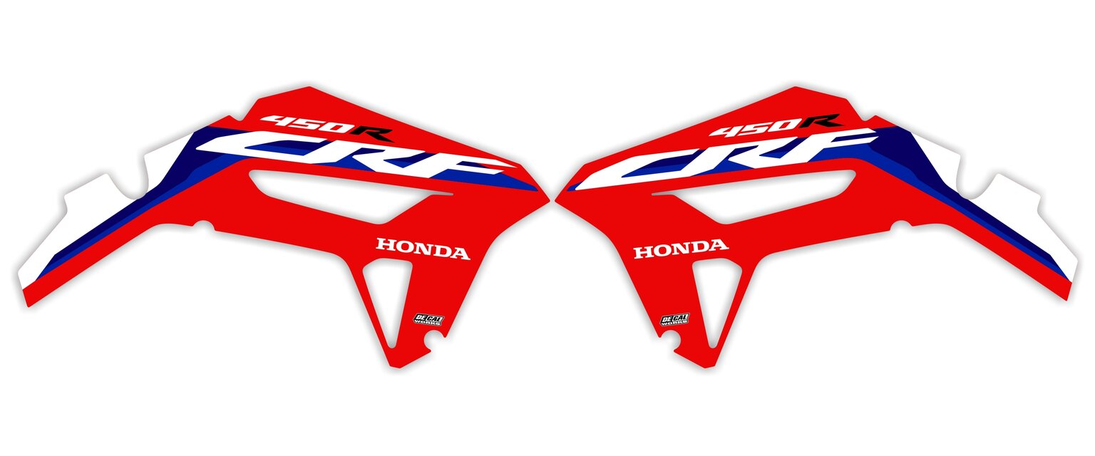 MX Graphics Dirt Bike Decals Honda Factory Series 21 Ready Made Rad Kit