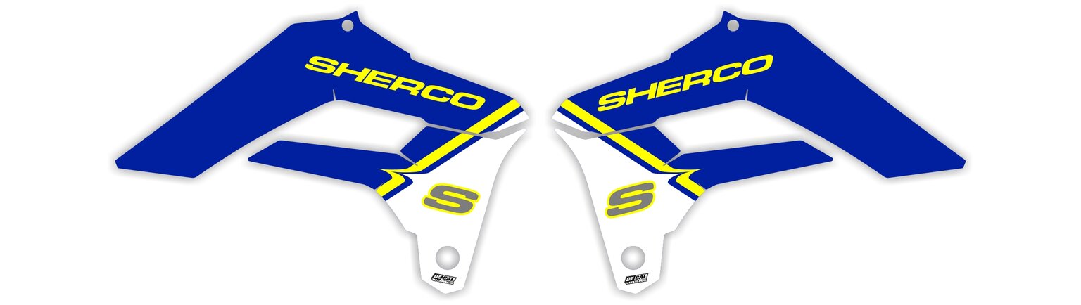 MX Graphics Dirt Bike Decals Sherco T-18 Ready Made Rad Kit