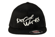 DeCal Works Black with White LG/XL Primo Hat