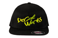 DeCal Works Black with Flo Yellow Logo  LG/XL Primo Hat