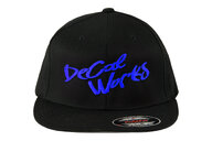 DeCal Works Black with Blue Logo  LG/XL Primo Hat