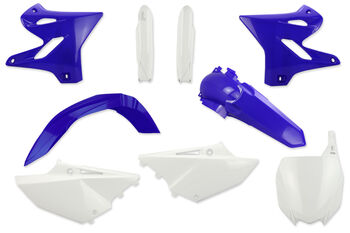 Complete Plastic Kit With Lower Forks for Yamaha: YZ125 (2 Stroke) [Stock Shape Plastic] (2021) / YZ125X (2 Stroke) (2022) / YZ250 (2 Stroke) [Stock Shape Plastic] (2021) / YZ250X (2 Stroke) (2022) | DeCal Works