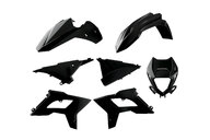 Polisport Black Restyled Plastic Kit for Beta: 250 RR (2013-2017), 250 RR Race Edition (2014-2017), 300 RR (2013-2017), 300 RR Race Edition (2013-2017), 350 RR (2013-2016), 350 RR Race Edition (2013, 2016-2017), 390 RR (2015-2016), 390 RR Race Edition (2017), 400 RR (2013-2014), ...and more