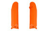 Orange Lower Fork Guards 2003 KTM SX105, 2004 KTM SX105, 2005 KTM SX105, 2006 KTM SX105, 2007 KTM SX105, 2008 KTM SX105, 2009 KTM SX105, 2010 KTM SX105, 2011 KTM SX105, 2003 KTM SX85, 2004 KTM SX85, 2005 KTM SX85, 2006 KTM SX85, 2007 KTM SX85, 2008 KTM SX85, 2009 ...and more