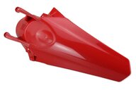 UFO Red Rear Fender for GasGas: EX250 (2022-2023), EX250F (2021-2023), EX300 (2021-2023), EX350F (2021-2023), EX450F (2021-2023), MC 125 (2021-2023), MC 250 (2022-2023), MC250F (2021-2023), MC350F (2022-2023), MC450F (2021-2023), MC450F FE (2022)
