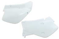 UFO White Side Number Plates for Honda: XR650R (2001-2007)