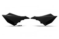 Polisport Black Side Number Plates for Yamaha: YZ125 (2002-2026), YZ125X (2023-2026), YZ250 (2002-2026), YZ250X (2023-2026)