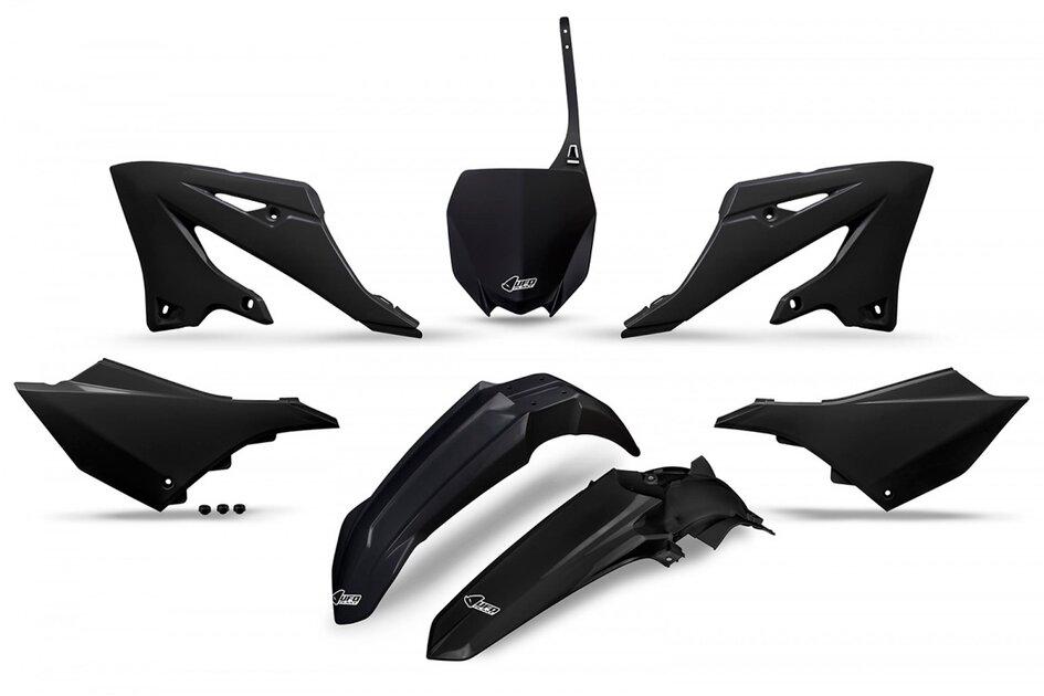 UFO Black Plastic Kit fits 22-27 YZ125, YZ250