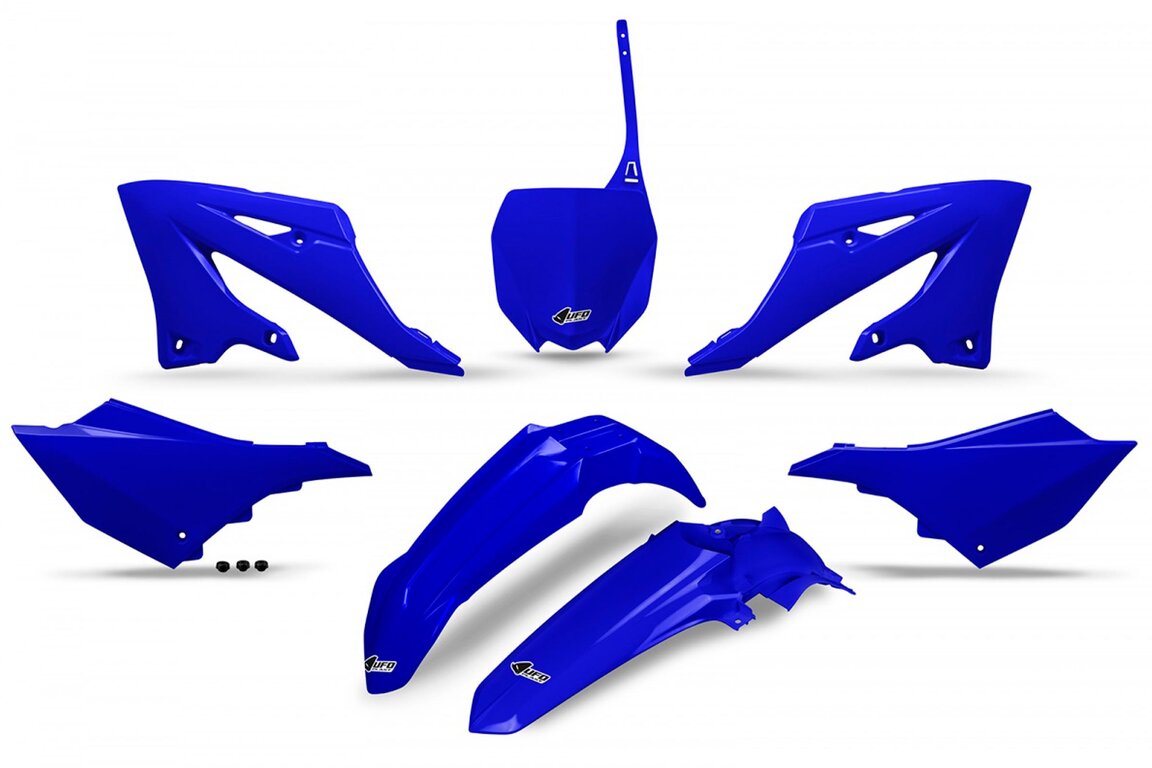 UFO Blue Plastic Kit for Yamaha: YZ125 (2022-2027), YZ125X (2023-2027), YZ250 (2022-2027), YZ250X (2023-2027)