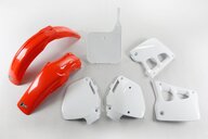 UFO OEM 91 Color / Orange Tint Plastic Kit for Honda: CR125R (1991-1992), CR250R (1990-1991)