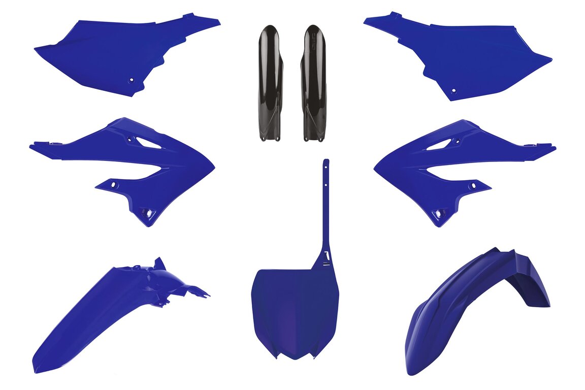 Polisport OEM Color w/Forks Plastic Kit for Yamaha: YZ125 (2022-2026), YZ125X (2023-2026), YZ250 (2022-2026), YZ250X (2023-2026)