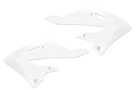 Polisport White Radiator Shroud Set for Yamaha: YZ125 (2002-2027), YZ125X (2020-2027), YZ250 (2002-2027), YZ250X (2016-2027)