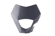Polisport Nardo Grey Front Number Plate Headlight Mask for GasGas: EC250 (2021-2023), EC250F (2021-2023), EC300 (2021-2023), EC350F (2021-2023)