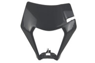 Polisport Nardo Grey Front Number Plate Headlight Mask for KTM: EXC125 (2020-2021), EXC150 (2020-2023), EXC250 (2020-2023), EXC250F (2020-2023), EXC300 (2020-2023), EXC350F (2020-2023), EXC450F (2020-2023), EXC500F (2020-2023), XCF350W (2020-2022), XCF450W (2023), XCF500W (2020-2022), XCW150 (2023...and more