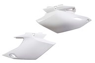 UFO White Side Number Plates for Yamaha: WR450F (2012-2015)