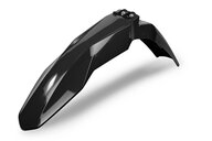 UFO Black Front Fender for GasGas: EC250 (2020-2023), EC250F (2021-2023), EC300 (2021-2023), EC350F (2021-2023), EX250 (2022-2023), EX250F (2021-2023), EX300 (2021-2023), EX350F (2021-2023), EX450F (2021-2023), MC 125 (2021-2023), MC 250 (2022-2023), MC250F (2021-20...and more