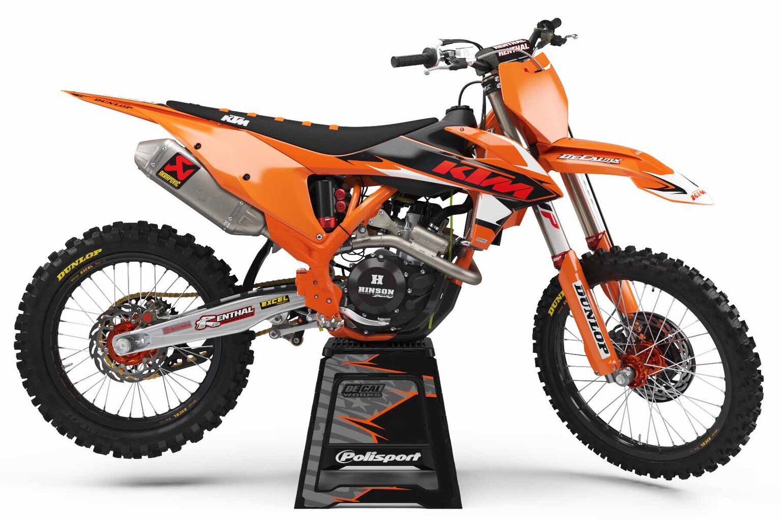 KTM SX65 Orange Garage Sale Full Graphics Kit
