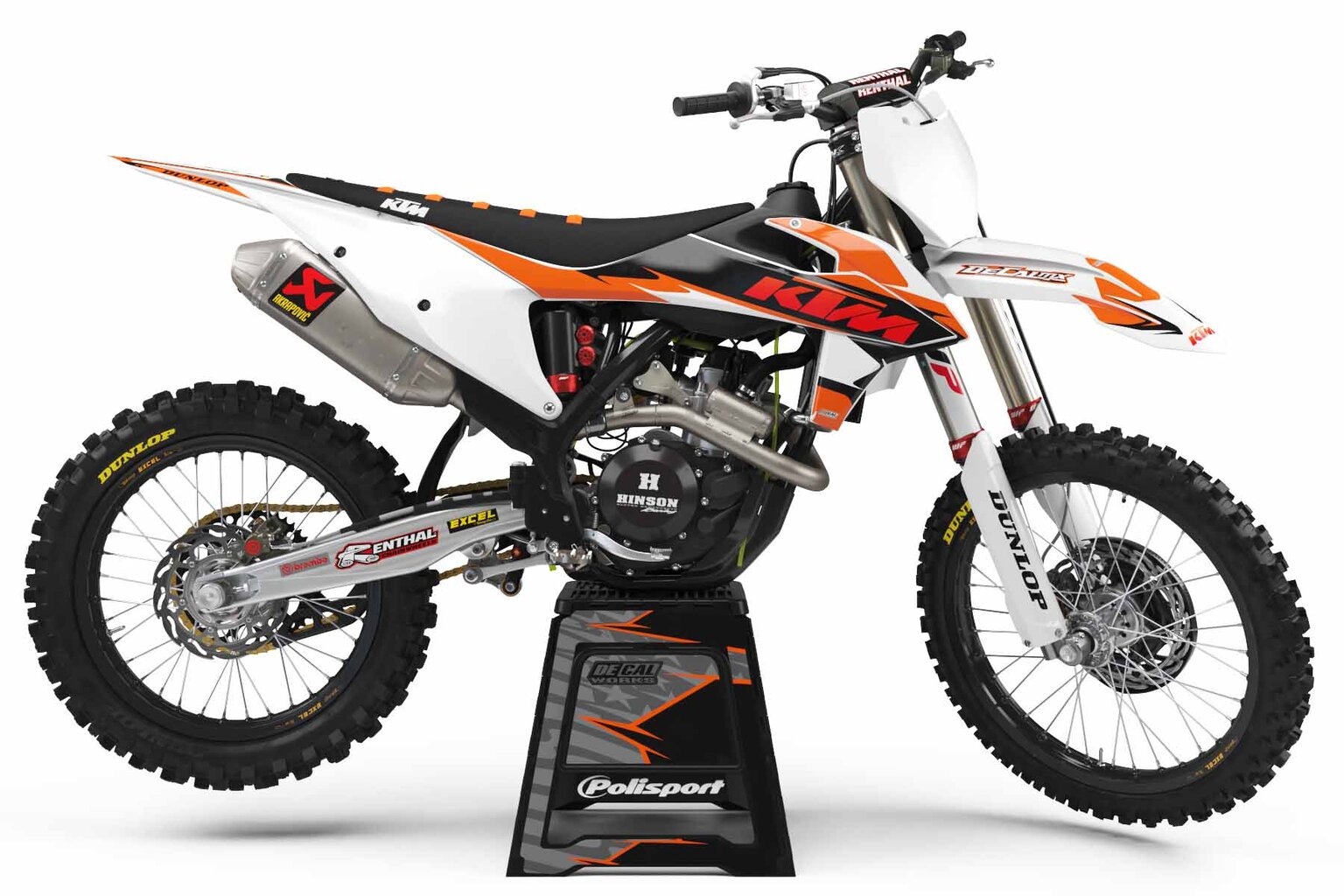 KTM SX85 White Garage Sale Full Graphics Kit