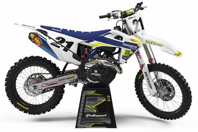 Husqvarna FC250 White Garage Sale Complete Graphics Kit