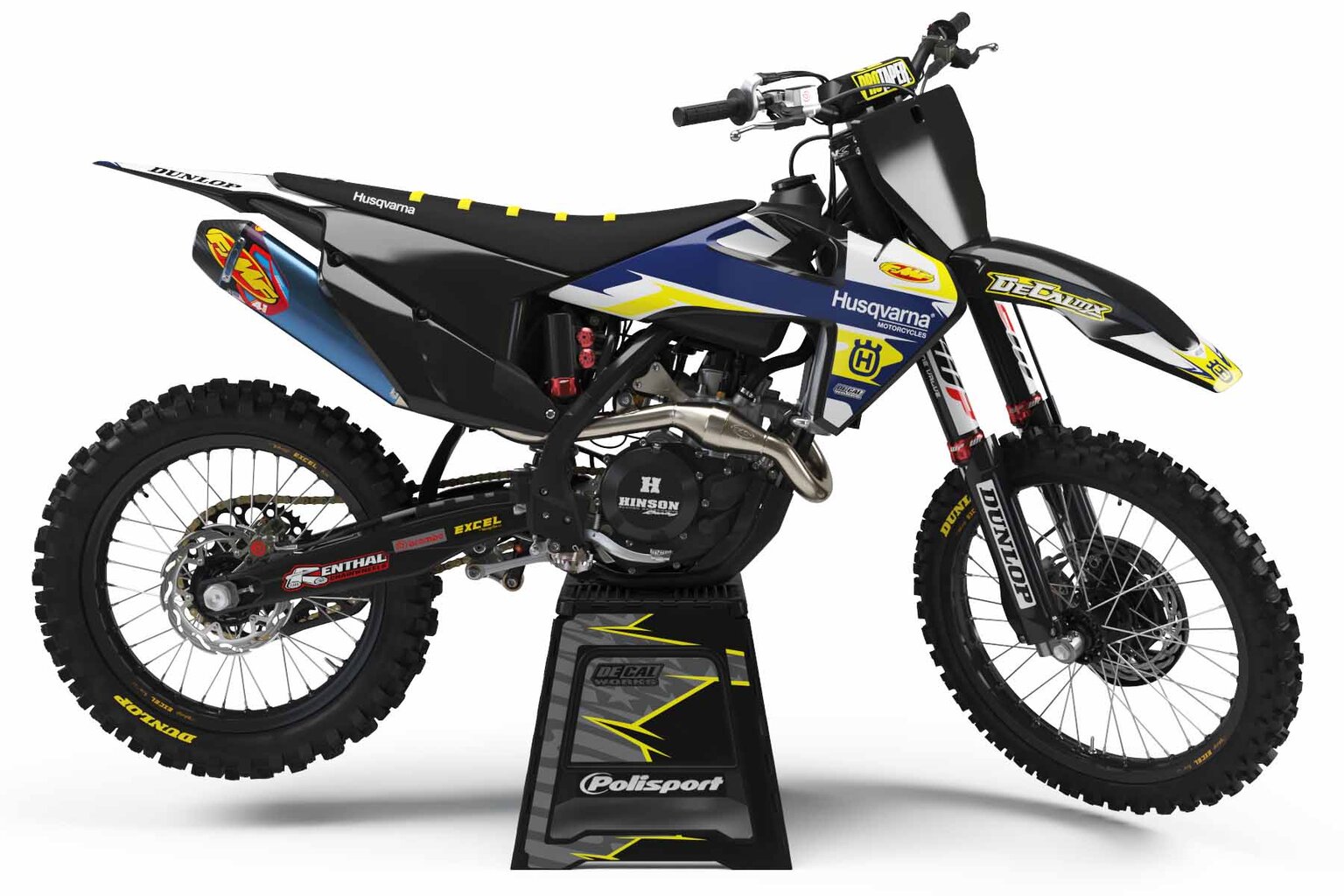 Husqvarna FC450 Black Garage Sale Full Graphics Kit