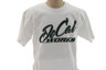 DeCal Works White T-Shirt with Script | DeCal Works