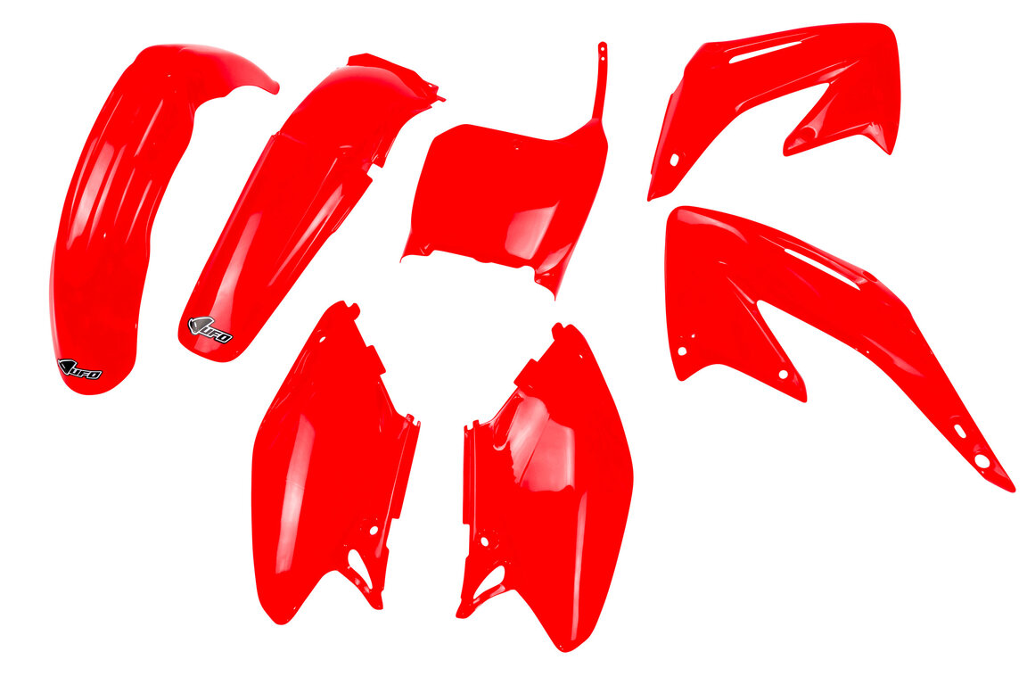 UFO Red Plastic Kit for Honda: CR125R (2002-2003), CR250R (2002-2003)
