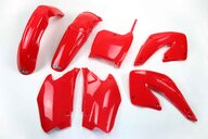 UFO Red Plastic Kit for Honda: CR125R (2000-2001), CR250R (2000-2001)