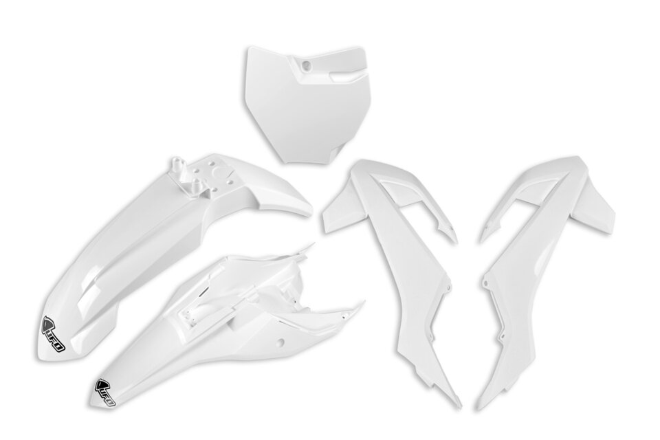 White UFO Plastic Kit 2021 GasGas MC65, 2022 GasGas MC65, 2023 GasGas MC65