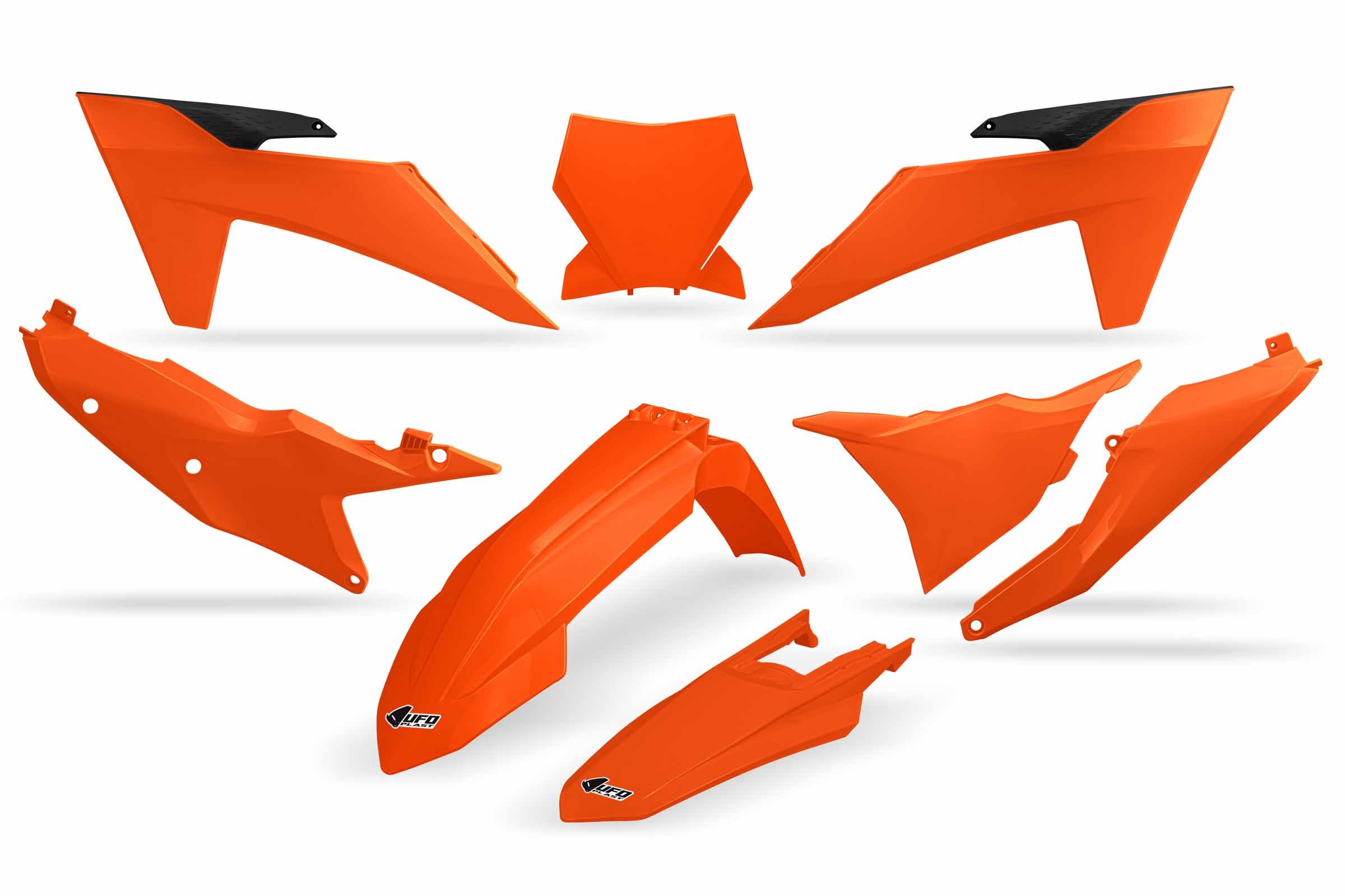UFO Orange Plastic Kit 2224 KTM SXF, XC, XCF