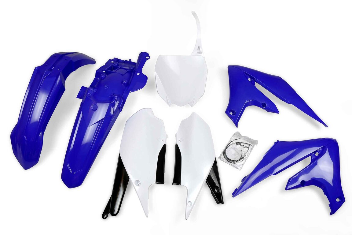 UFO OEM 18-20 Color Plastic Kit for Yamaha: YZ250F (2019-2023), YZ450F (2018-2022)