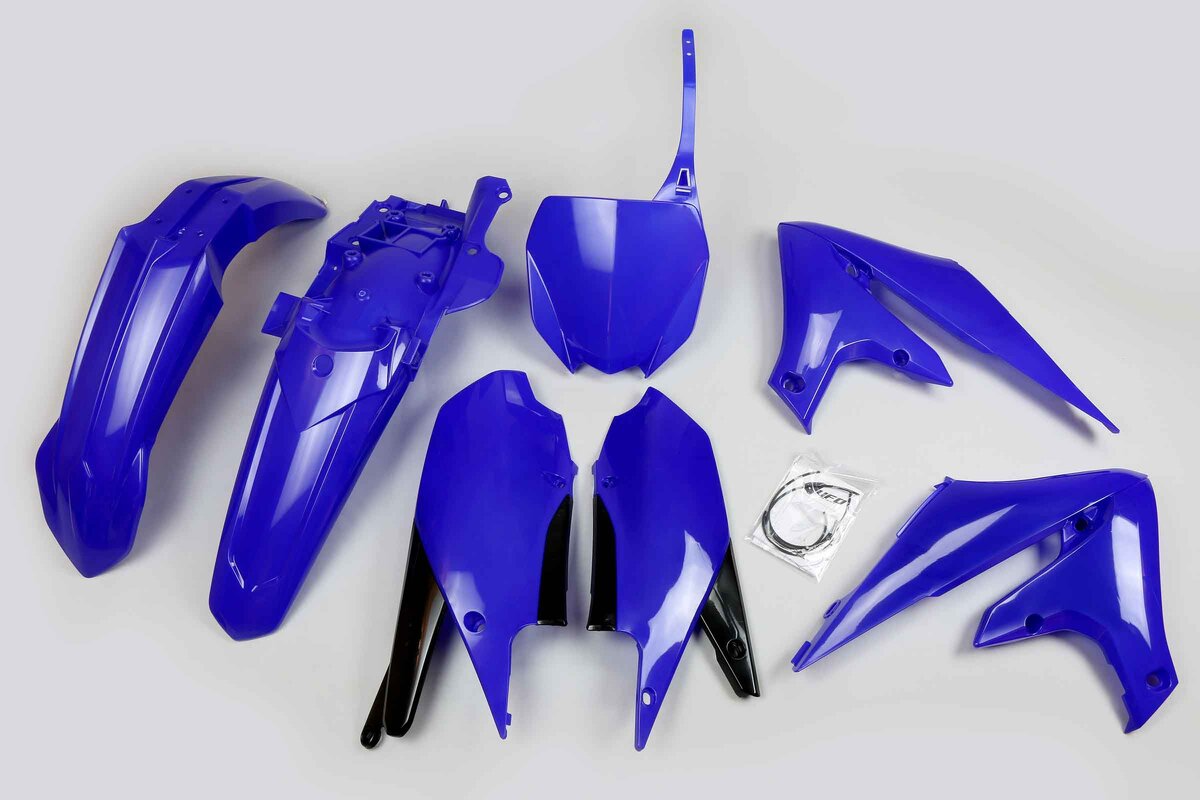UFO Plastics Side Panels For Yamaha YZ450F 2018-2022 & WR Models - Replacement OEM Style (White)