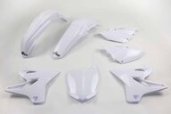 UFO White Plastic Kit for Yamaha: YZ125 (2015-2020), YZ250 (2015-2020)