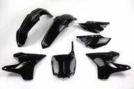 UFO Black Plastic Kit for Yamaha: YZ125 (2015-2020), YZ250 (2015-2020)