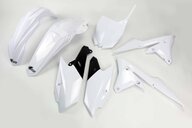 UFO White Plastic Kit for Yamaha: YZ250F (2014-2018), YZ450F (2014-2017)