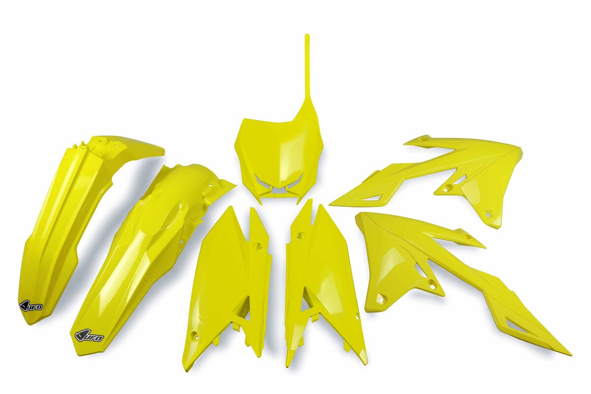 UFO Yellow Plastic Kit fits 18-26 RMZ250, RMZ450