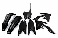UFO Black Plastic Kit for Suzuki: RMZ250 (2019-2026), RMZ450 (2018-2026)
