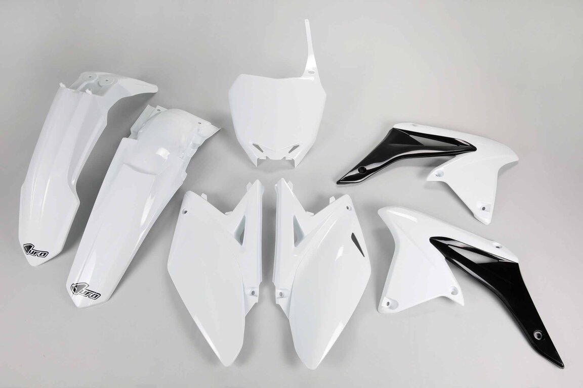 UFO White Plastic Kit for Suzuki: RMZ250 (2010-2018)