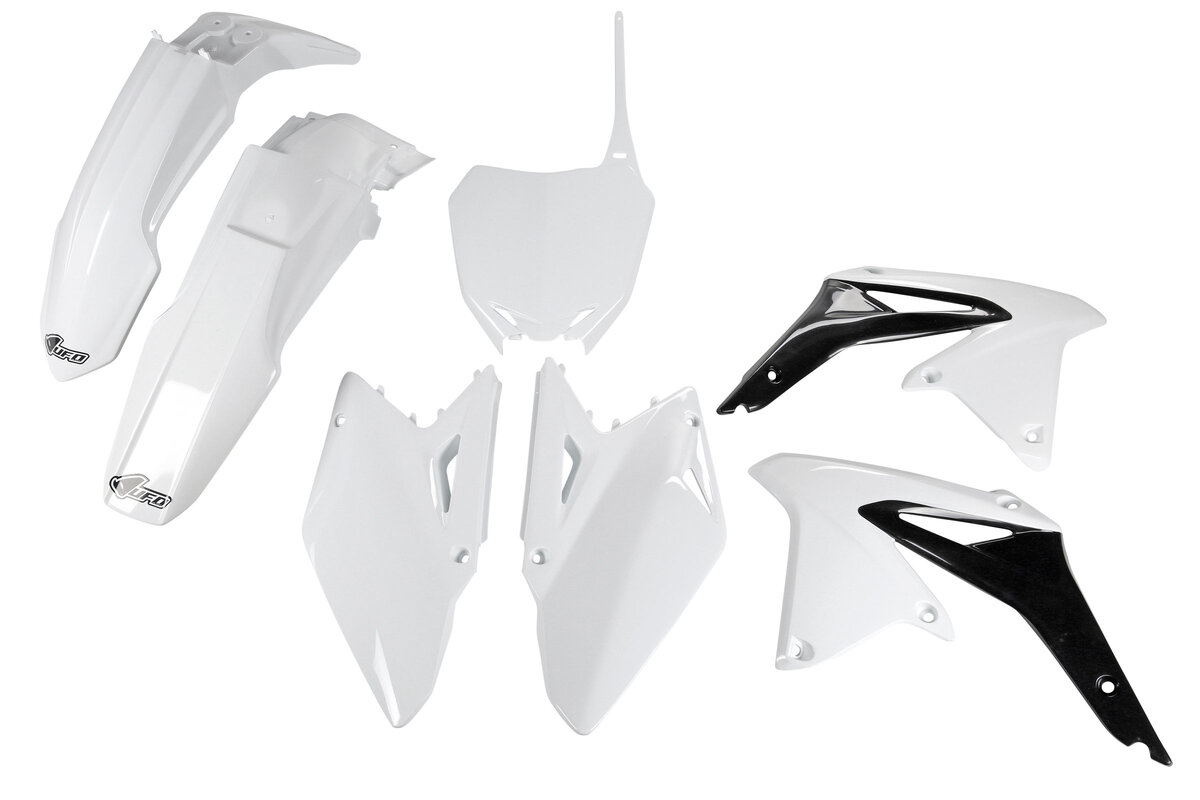 UFO White Plastic Kit fits 08-17 RMZ450 UFO White Plastic Kit fits 08-17 RMZ450