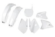 UFO White Plastic Kit for Suzuki: RM125 (2001-2008), RM250 (2001-2008)
