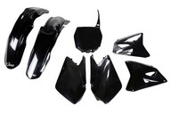 UFO Black Plastic Kit for Suzuki: RM125 (2001-2008), RM250 (2001-2008)