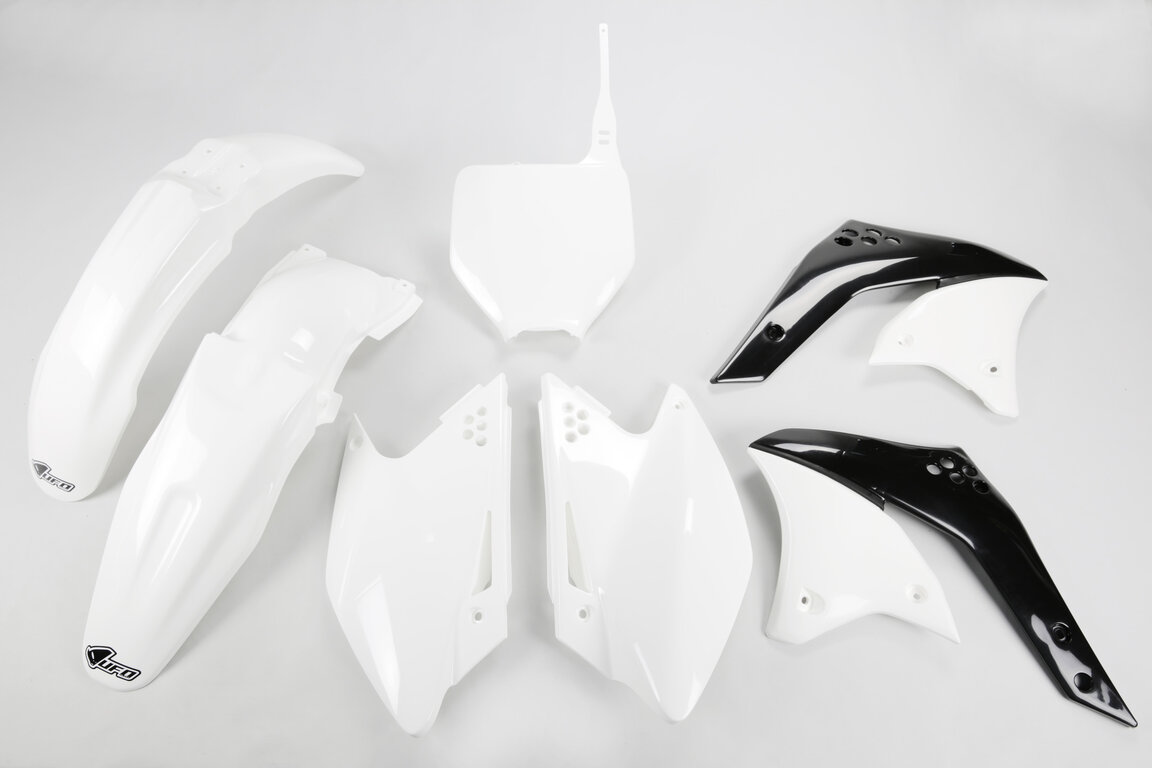 UFO White Plastic Kit for Kawasaki: KX250F (2006-2008)