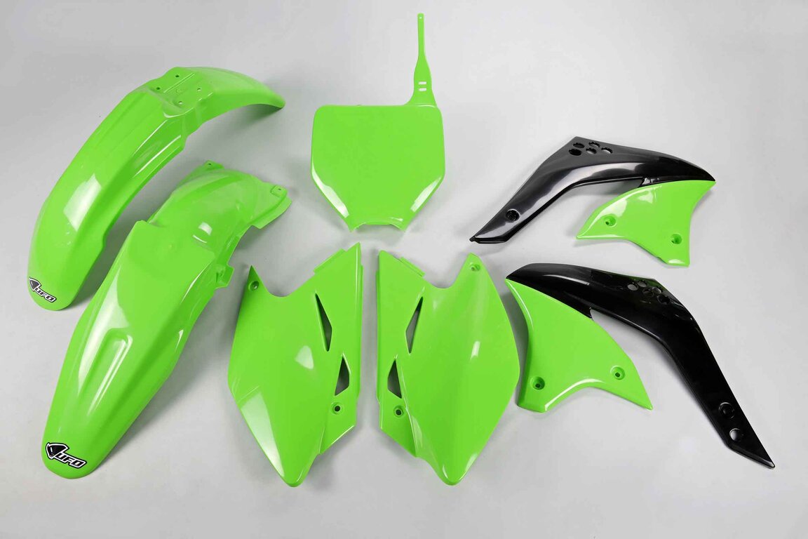 UFO Green Plastic Kit for Kawasaki: KX450F (2006-2008)
