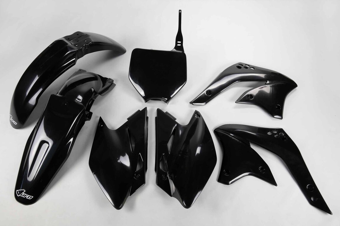 UFO Black Plastic Kit for Kawasaki: KX450F (2006-2008)