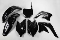 UFO Black Plastic Kit for Kawasaki: KX450F (2006-2008)